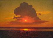 Arkhip Kuinji Red sunset on the Dnieper Germany oil painting artist